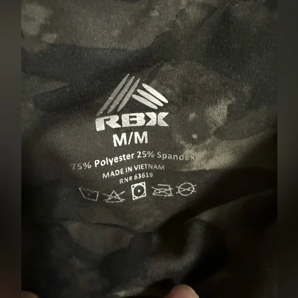 RBX Black and Army Green Camouflage Leggings - Picture 4 of 4